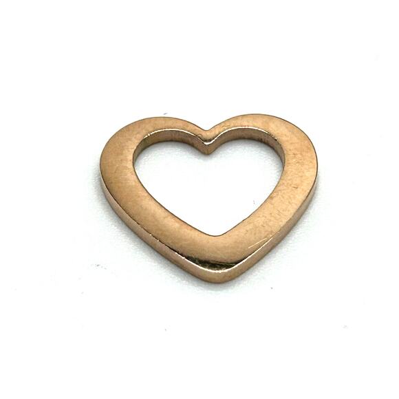 18K Rose Gold Plated Heart Pendant Charm Engraved Sarah New - Picture 2 of 3